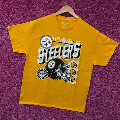 Junk Food Pittsburgh Steelers Checkdown Flea Market T-Shirt Medium