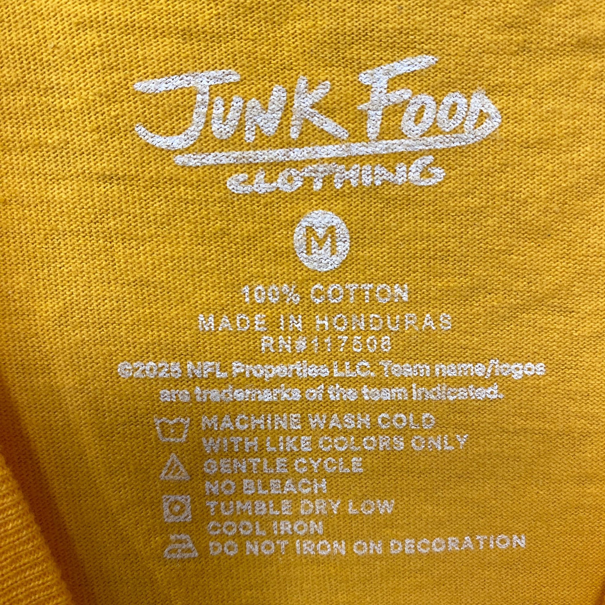 Junk Food Pittsburgh Steelers Checkdown Flea Market T-Shirt Medium