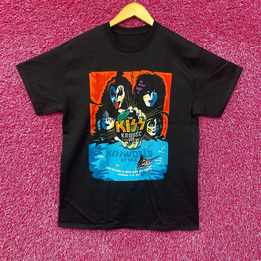 Kiss Kruise VII World At Sea Rock T-Shirt Large