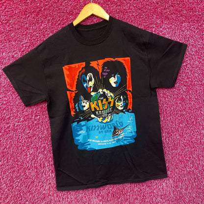 Kiss Kruise VII World At Sea Rock T-Shirt Large