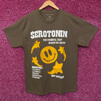 Pacsun Serotonin Retro Style Graphic T-Shirt Large