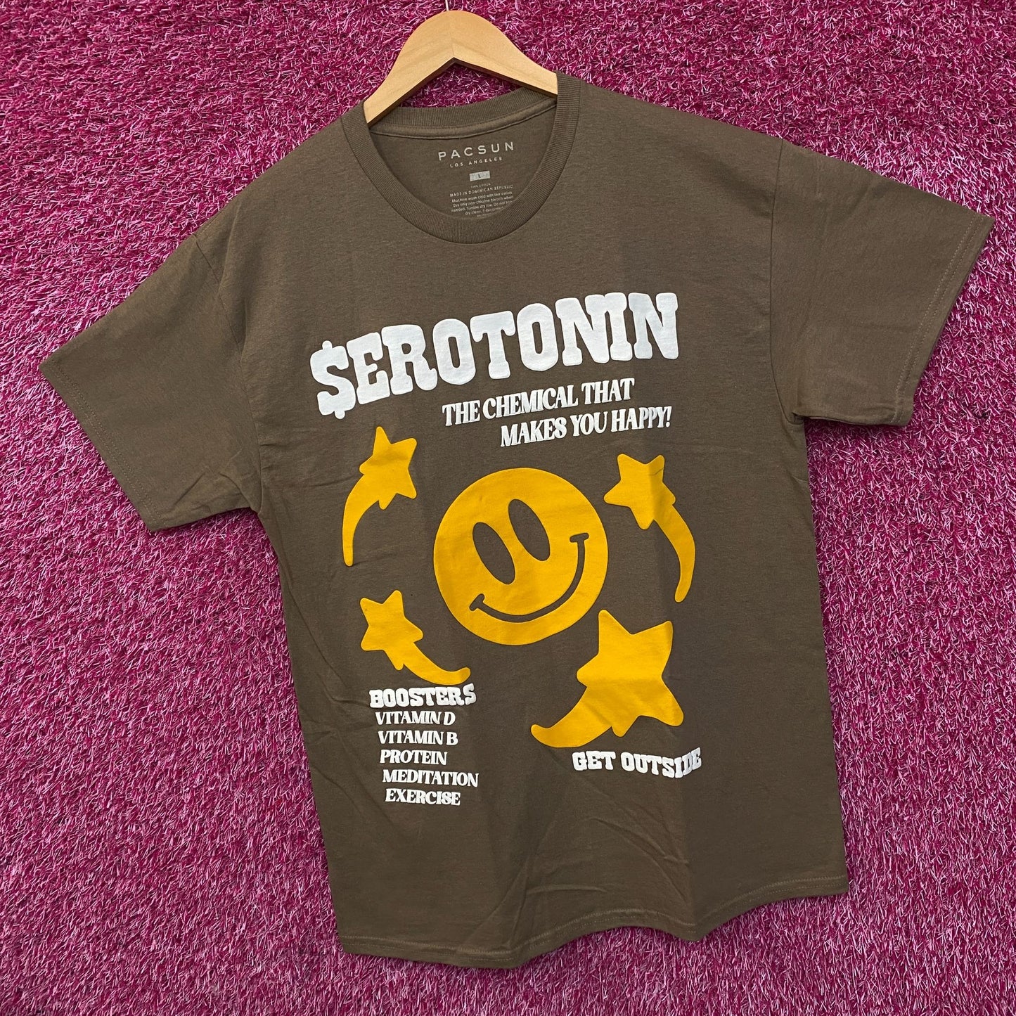 Pacsun Serotonin Retro Style Graphic T-Shirt Large