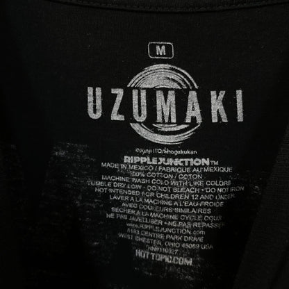 Junji Ito Uzumaki Horror Manga T-Shirt Medium