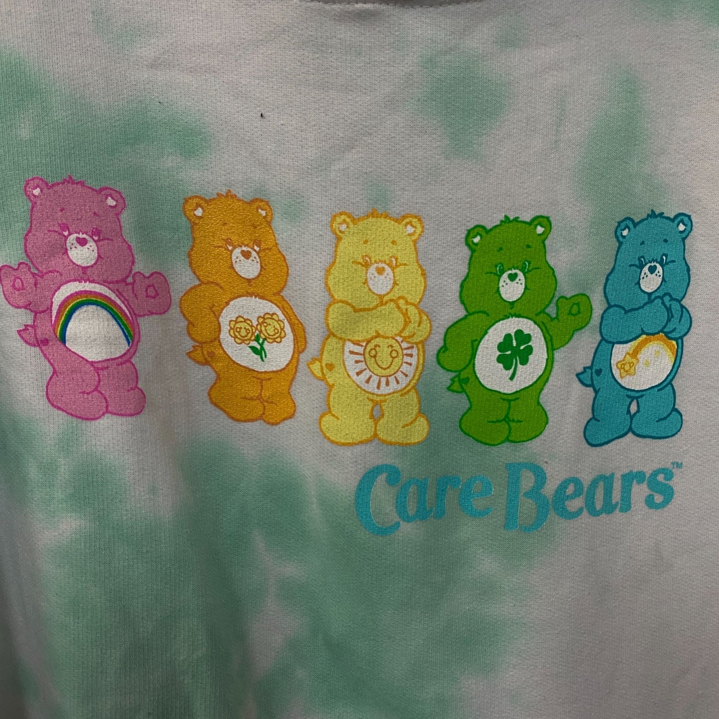 The Original Carebears tiedye Hoodie size Medium