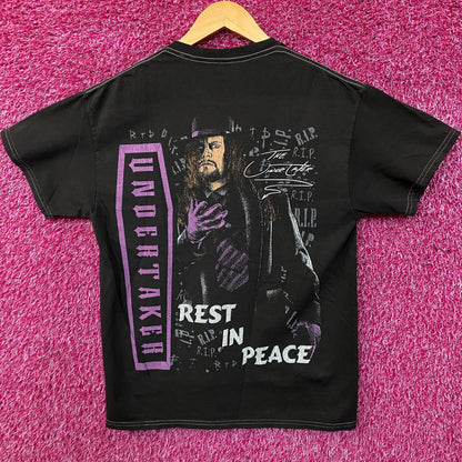 WWE The Undertaker Rest in Peace Graphic T-Shirt Medium