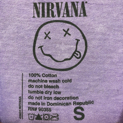 Nirvana In Utero Album Art & Track-listing Grunge Band Tee S