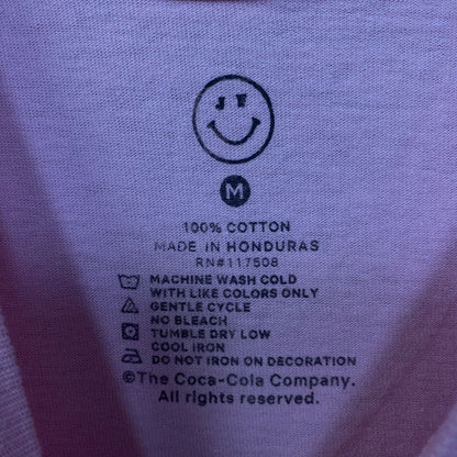 Coca-Cola Share Hearts Coke Pink Graphic T-Shirt Medium