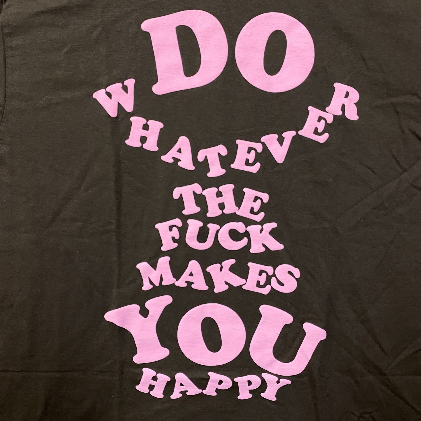 Fashion Nova Whatever Makes You Happy Graphic T-Shirt Large