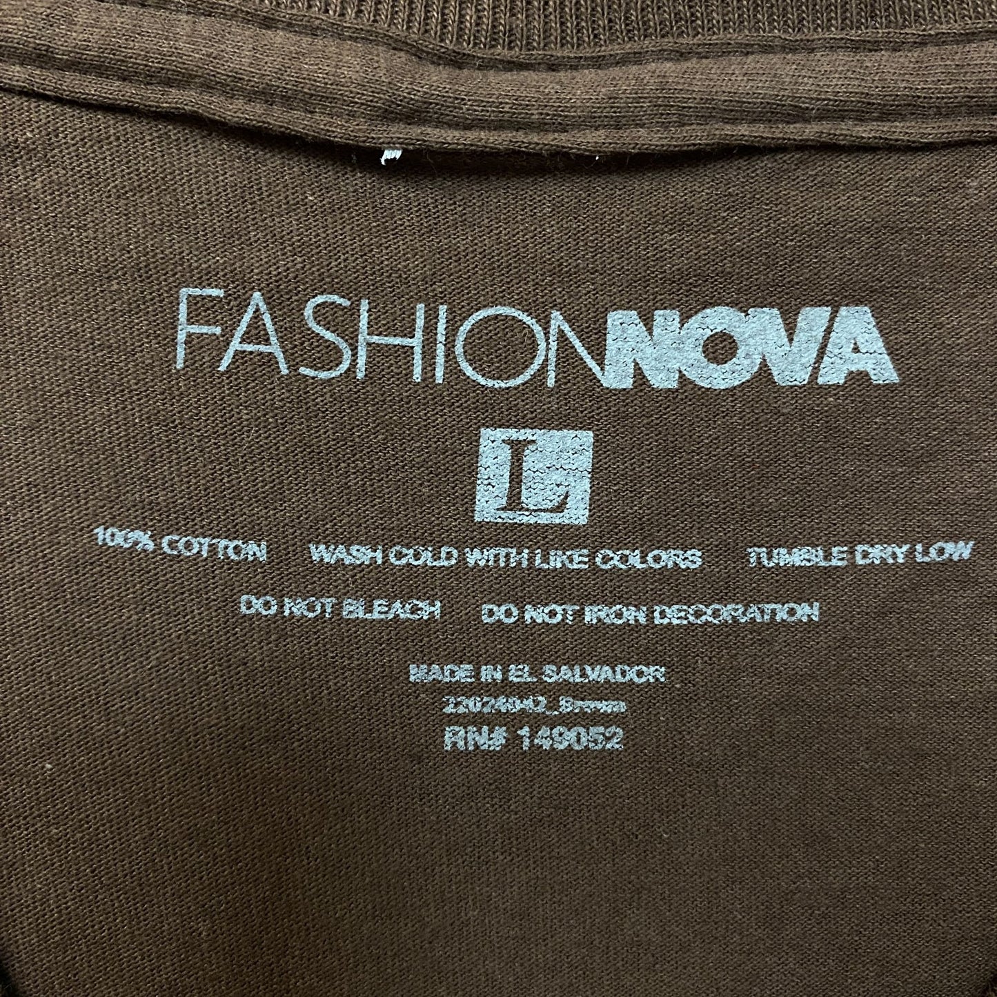 Fashion Nova Whatever Makes You Happy Graphic T-Shirt Large