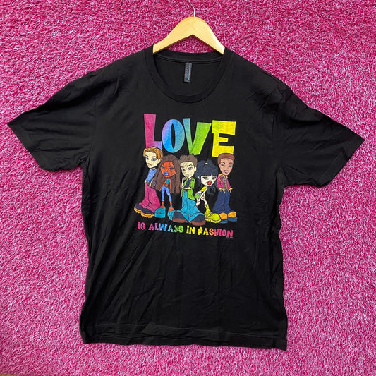 Bratz Love Is Always In Fashion Rainbow Graphic Design T-Shirt XL