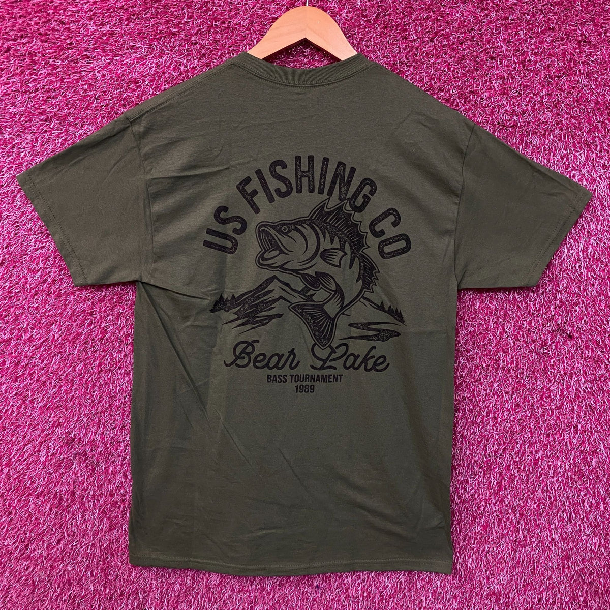U.S. Fishing Co. "Bear Lake Bass Tournament 1989" Graphic T-Shirt Medium