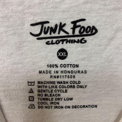 Junk Food Brand Distressed American Flag Graphic T-Shirt 2XL