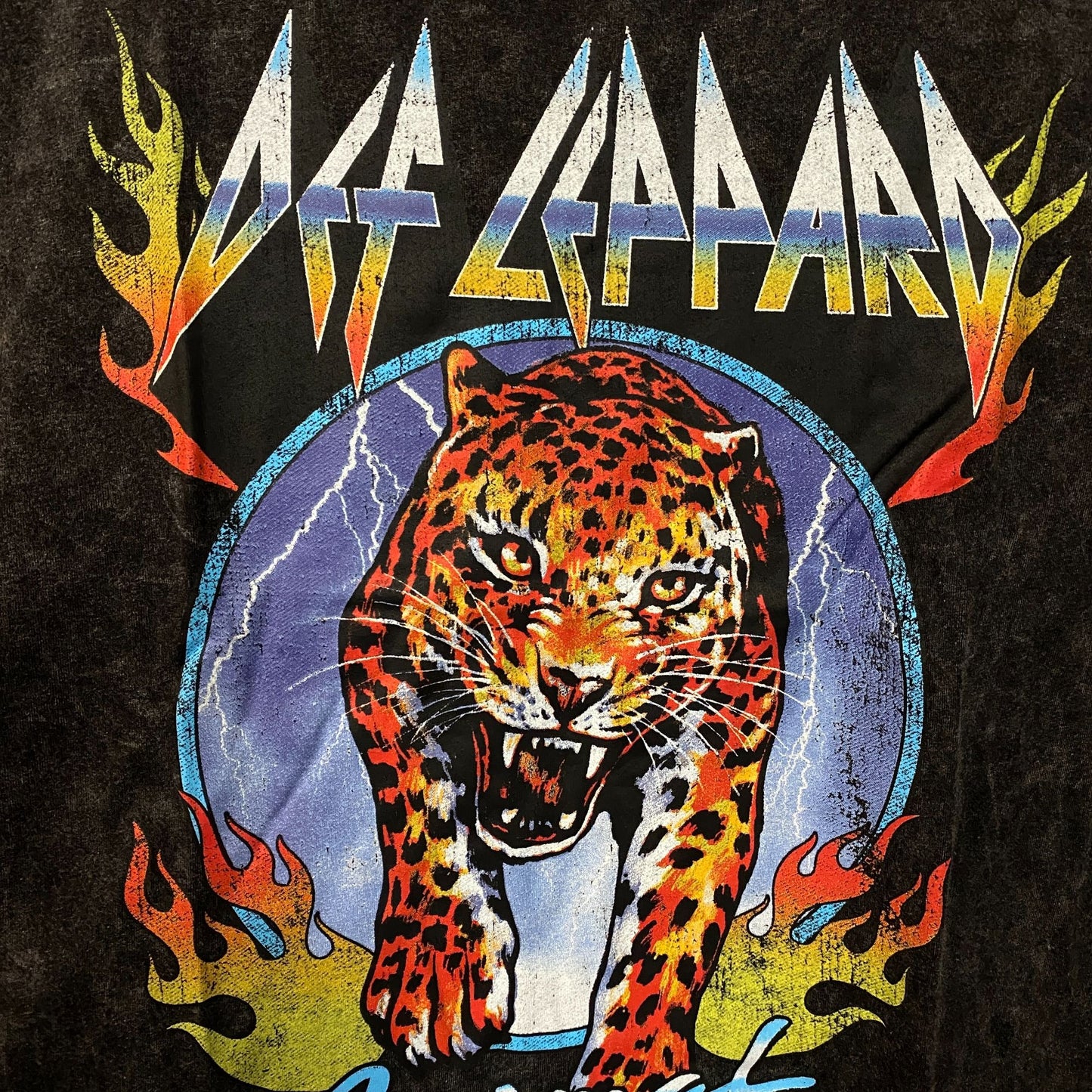 Def Leppard Animal Hysteria Heavy Metal Band T-Shirt Medium
