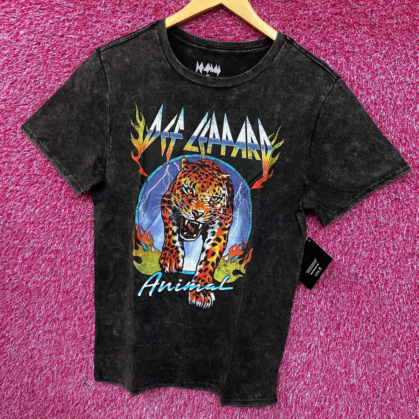 Def Leppard Animal Hysteria Heavy Metal Band T-Shirt Medium