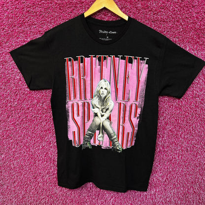 Britney Spears Pop Star Black Tshirt size Medium