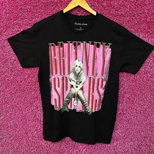 Britney Spears Pop Star Black Tshirt size Medium