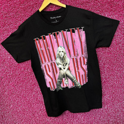 Britney Spears Pop Star Black Tshirt size Medium
