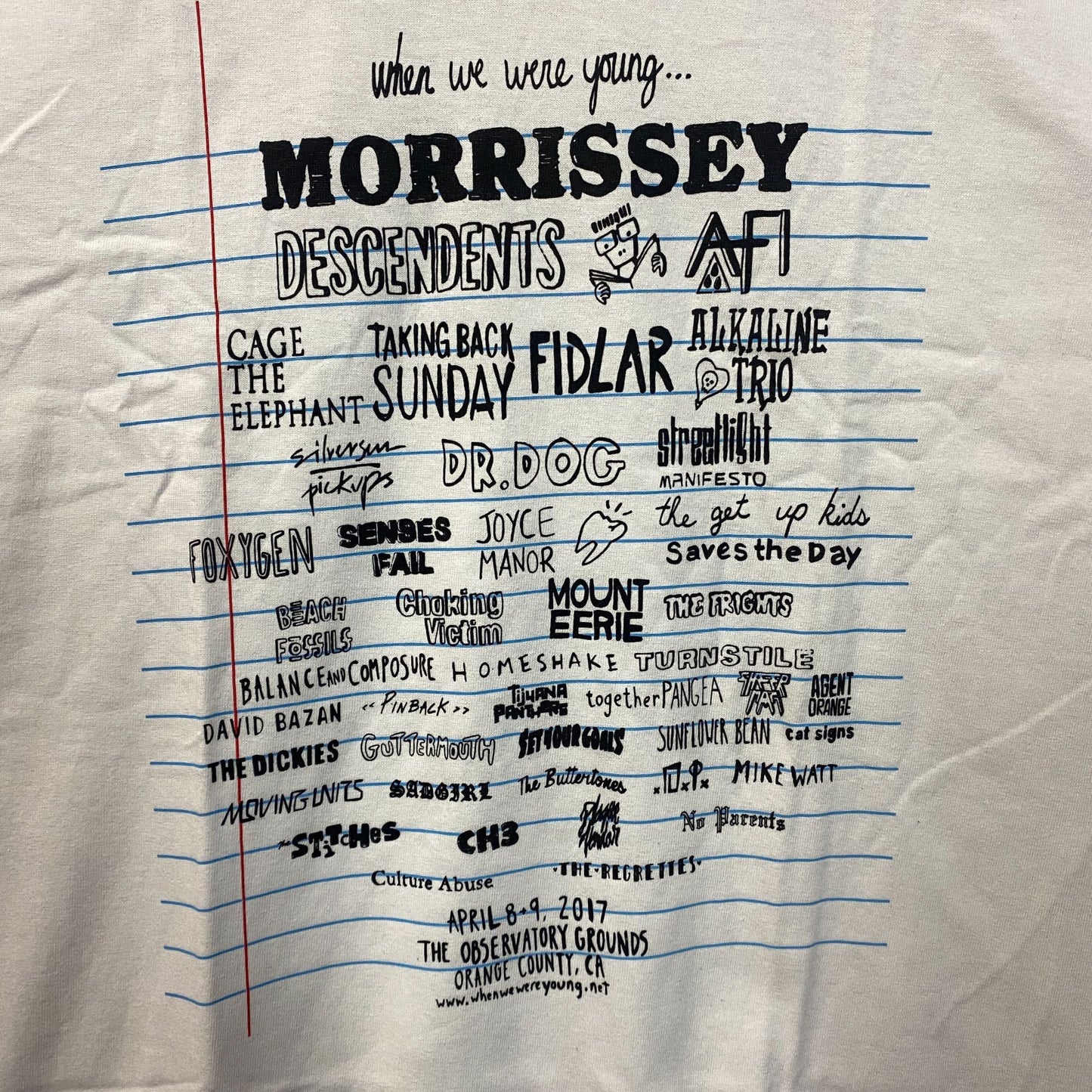 When We Were Young Festival T-Shirt Large