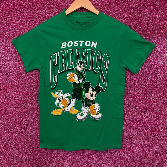 Junk Food Kelly Green Boston Celtics Disney Mickey Squad T-Shirt XS