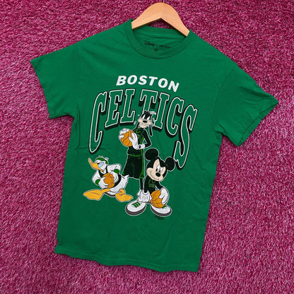 Junk Food Kelly Green Boston Celtics Disney Mickey Squad T-Shirt XS