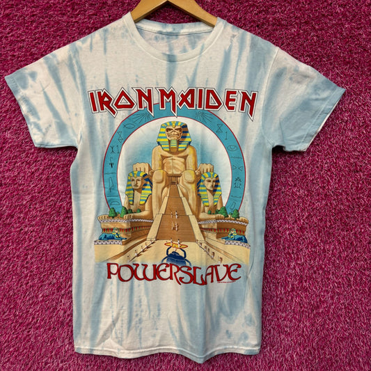 Iron Maiden Powerslave Album Art Heavy Metal Band Tie Dye S