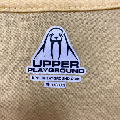 The BIg Lebowski Were Going Bowling Yellow Tshirt size Large