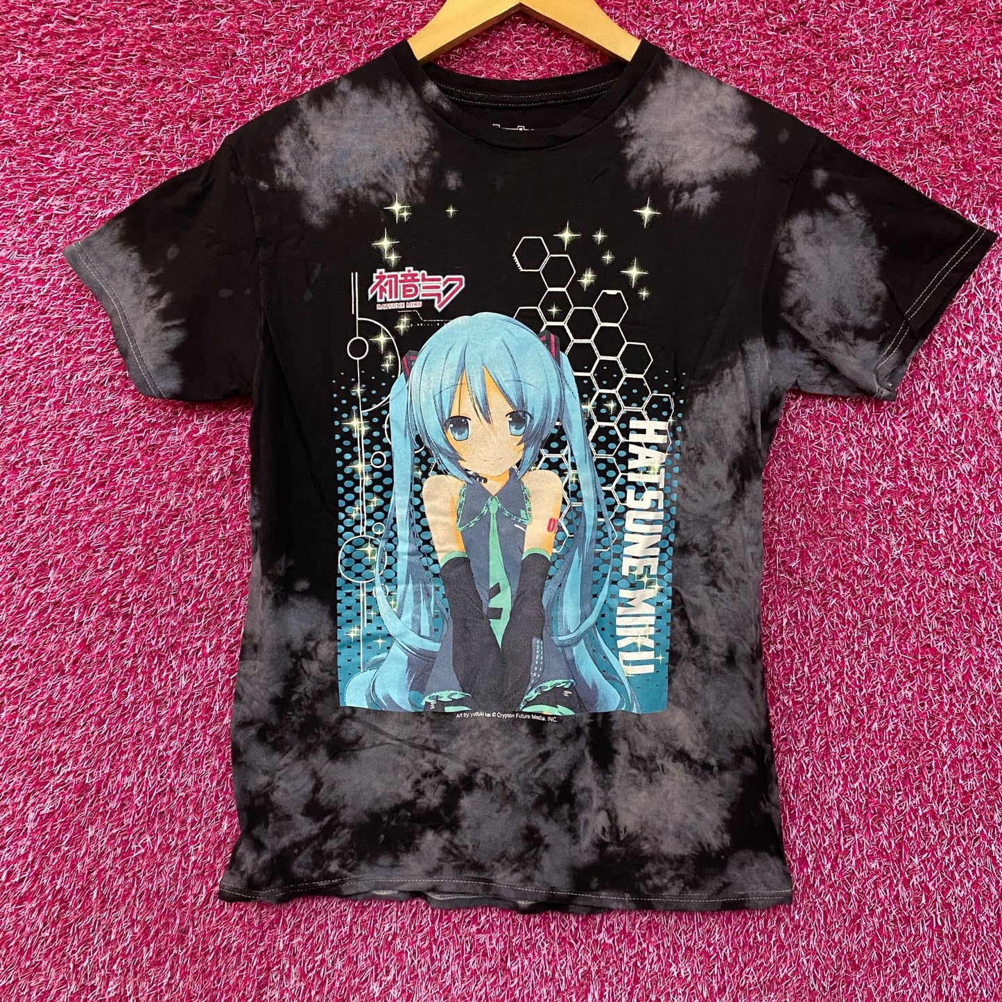Hatsune Miku The Virtual Idol Chibi Style Anime Bleach Dye Small
