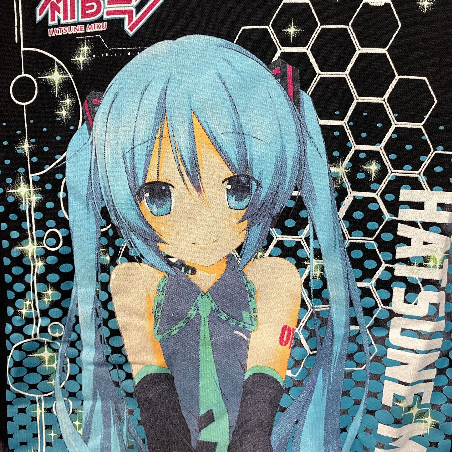 Hatsune Miku The Virtual Idol Chibi Style Anime Bleach Dye Small