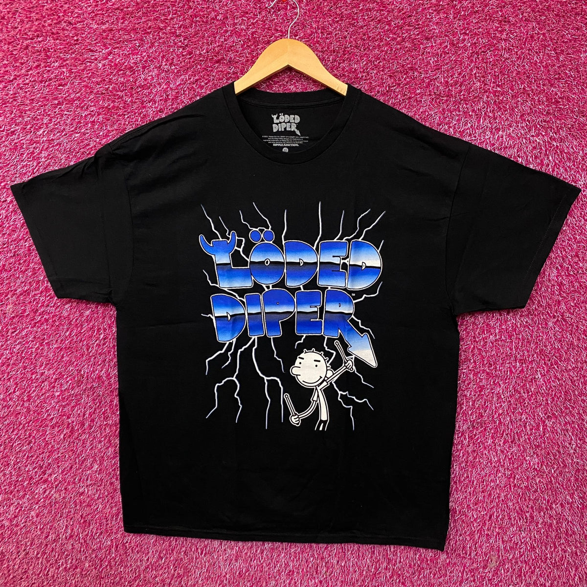Diary Of The Wimpy Kid Löded Diper Graphic Lightning T-Shirt XL