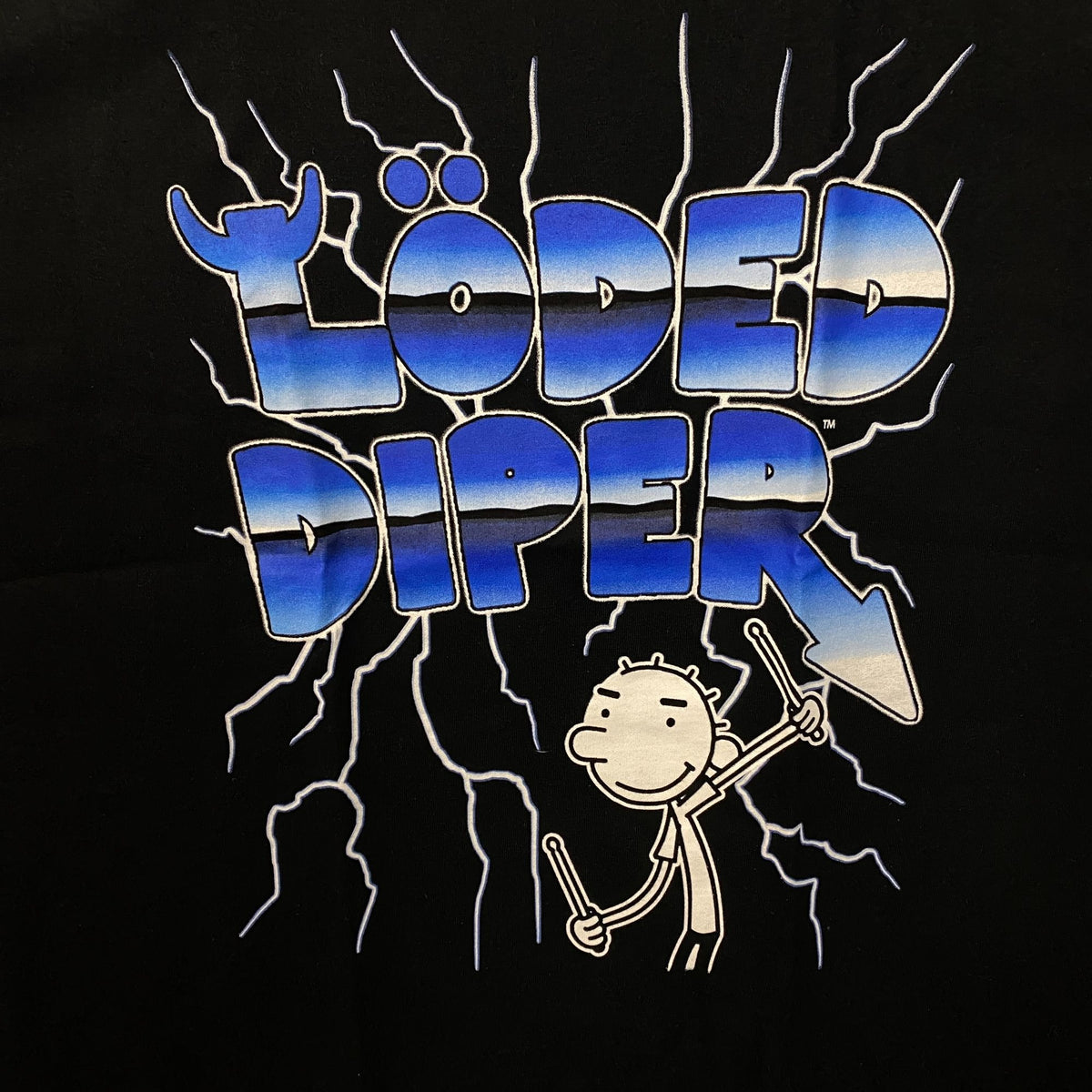 Diary Of The Wimpy Kid Löded Diper Graphic Lightning T-Shirt XL