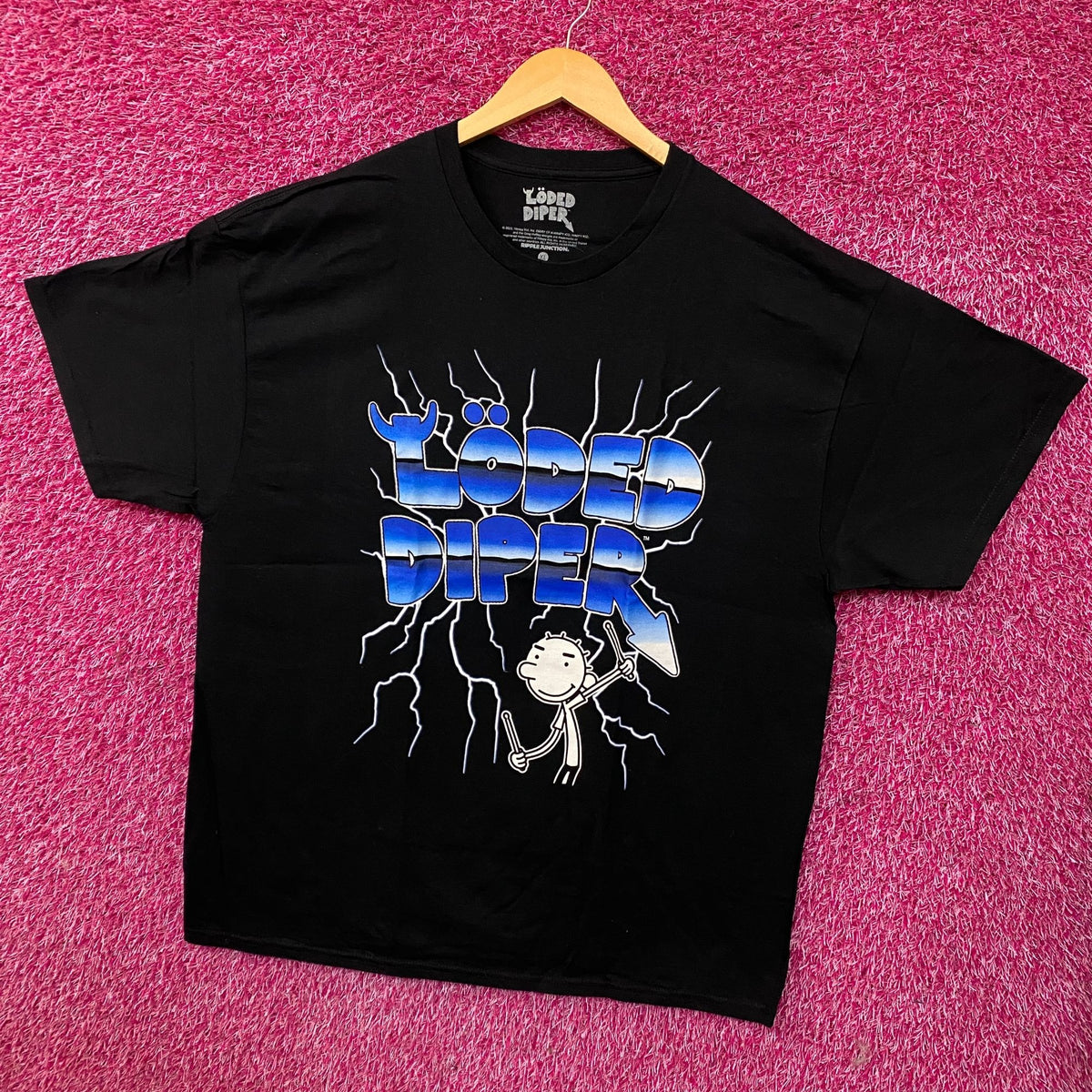 Diary Of The Wimpy Kid Löded Diper Graphic Lightning T-Shirt XL