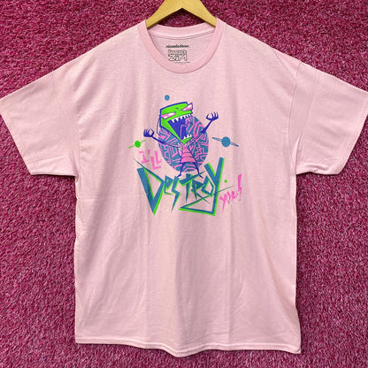 Nickelodeon Invader Zim I'll Destroy You T-Shirt Size Extra Large