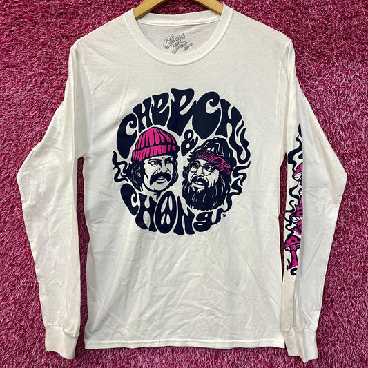 Cheech & Chong Abstract Duo Graphic T-Shirt Small