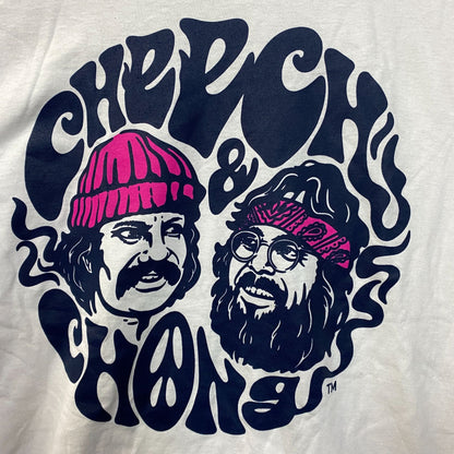 Cheech & Chong Abstract Duo Graphic T-Shirt Small