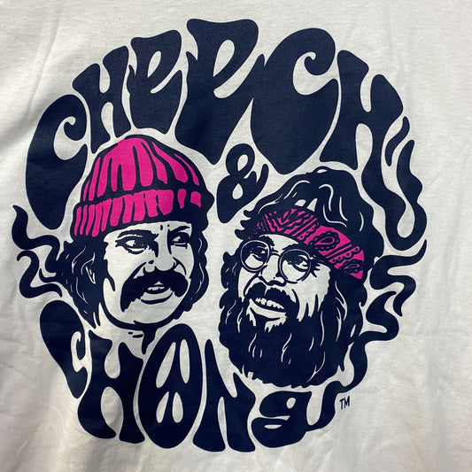 Cheech & Chong Abstract Duo Graphic T-Shirt Small
