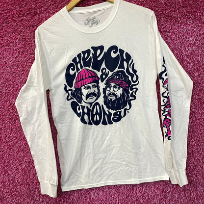 Cheech & Chong Abstract Duo Graphic T-Shirt Small