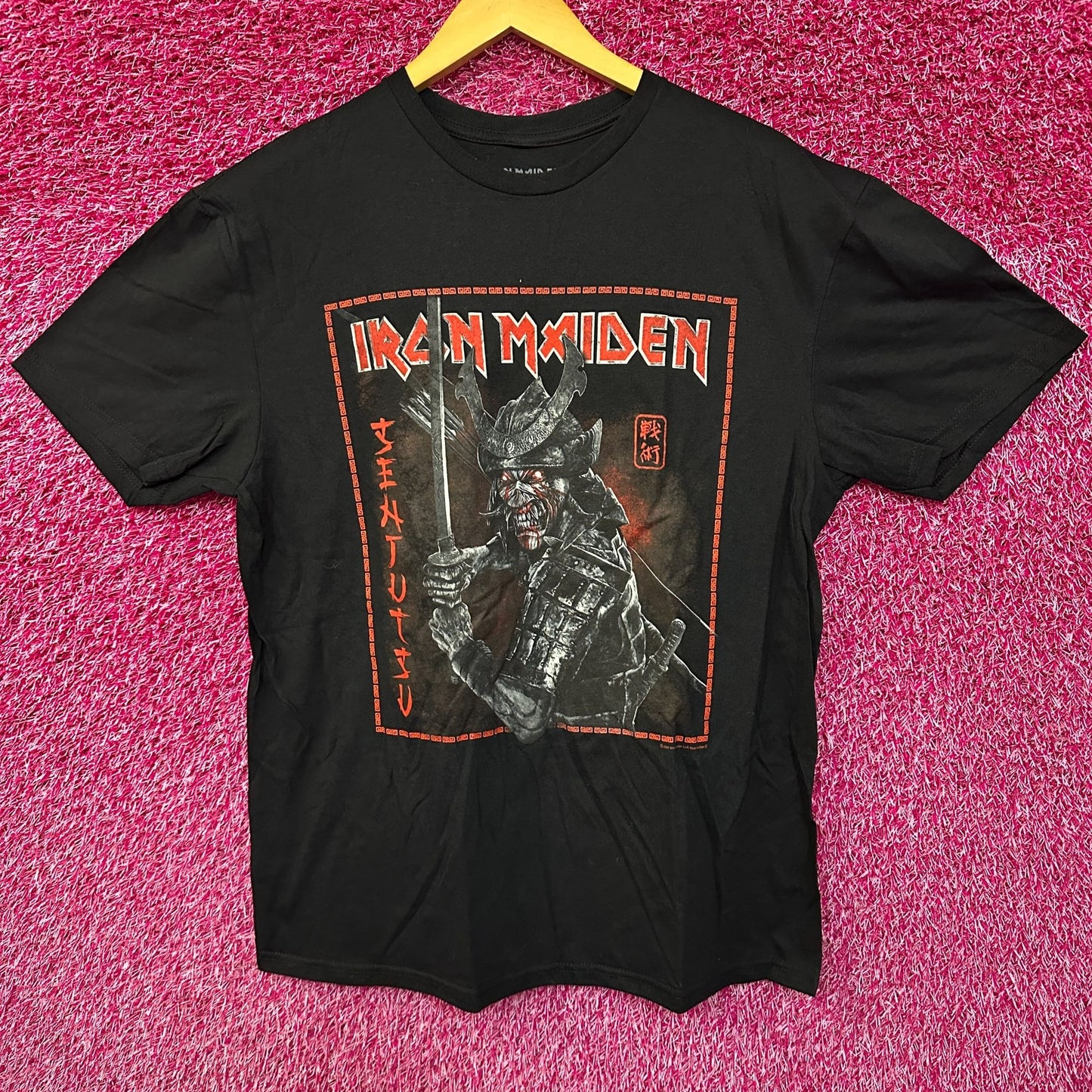 Iron Maiden Senjutsu Shogun Rock Tshirt size Large