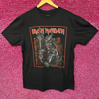 Iron Maiden Senjutsu Shogun Rock Tshirt size Large