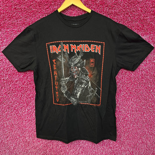 Iron Maiden Senjutsu Shogun Rock Tshirt size Large