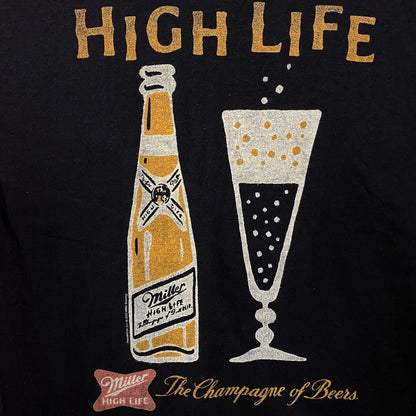 Junk Food Clothing Miller High Life Graphic T-Shirt Medium
