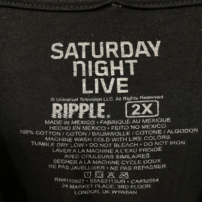 NBC SNL Live From New York City Saturday Night Live T-Shirt 2XL