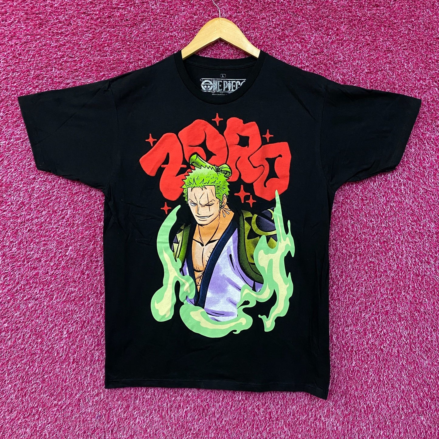 One Piece Zoro Wano Arc Fit T-Shirt Large