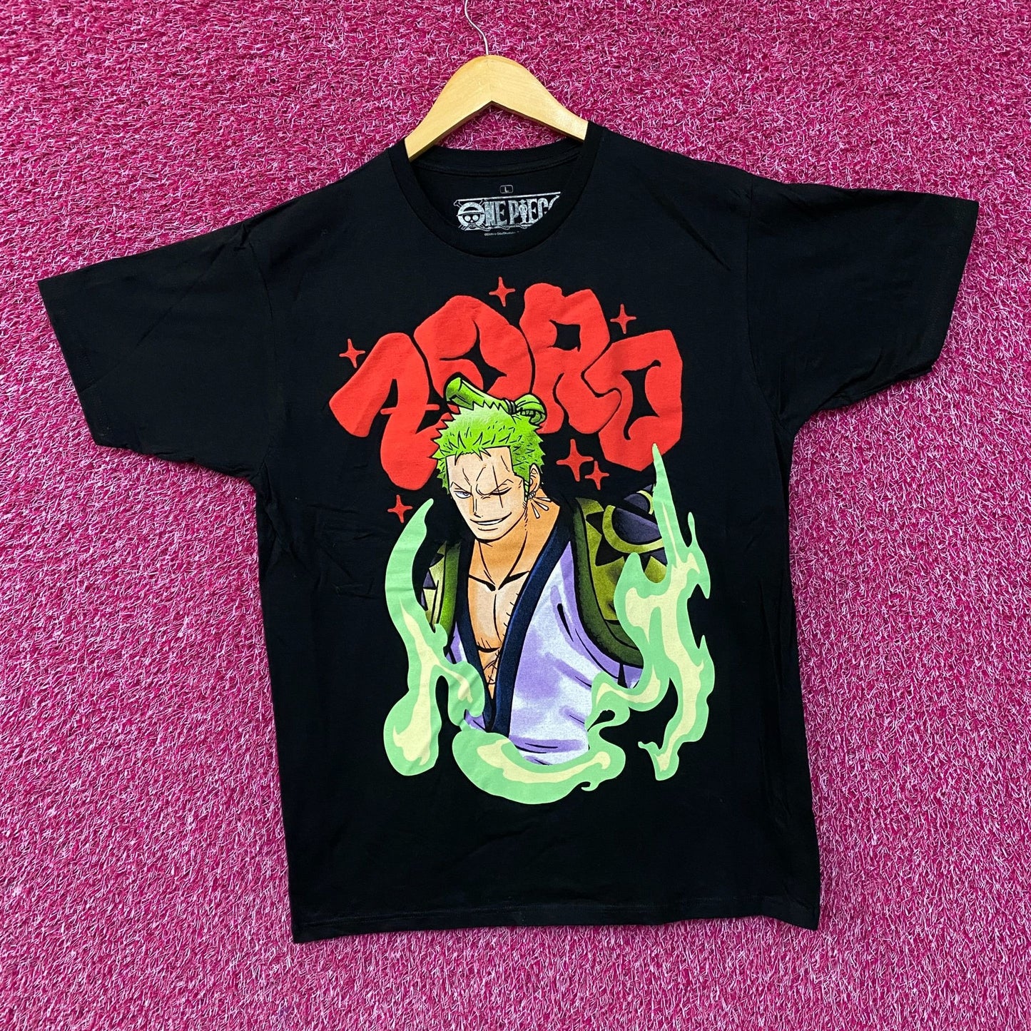 One Piece Zoro Wano Arc Fit T-Shirt Large