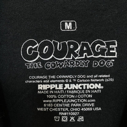 Courage The Cowardly Dog Grid Design Retro Style Classic Cartoon T-Shirt Medium