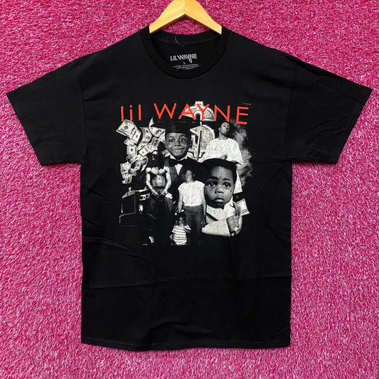Lil Wayne The Carter Album Covers Graphic Design T-shirt Large