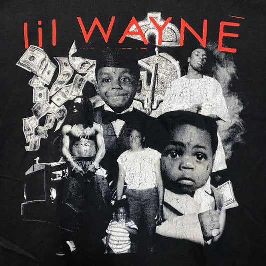 Lil Wayne The Carter Album Covers Graphic Design T-shirt Large