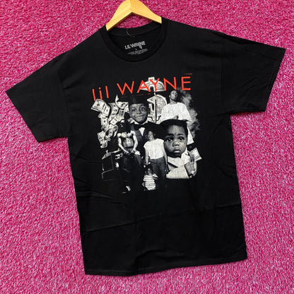 Lil Wayne The Carter Album Covers Graphic Design T-shirt Large