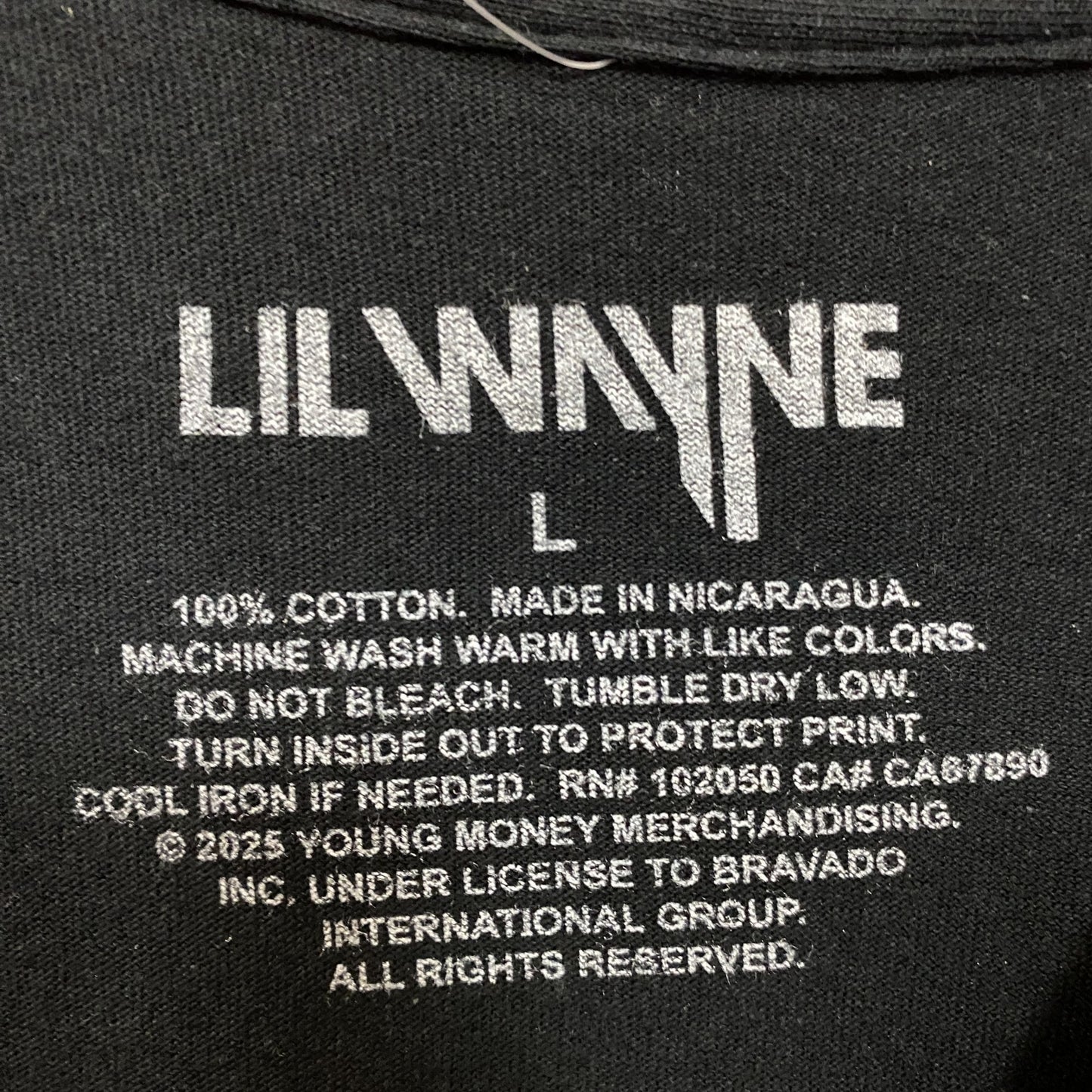 Lil Wayne The Carter Album Covers Graphic Design T-shirt Large