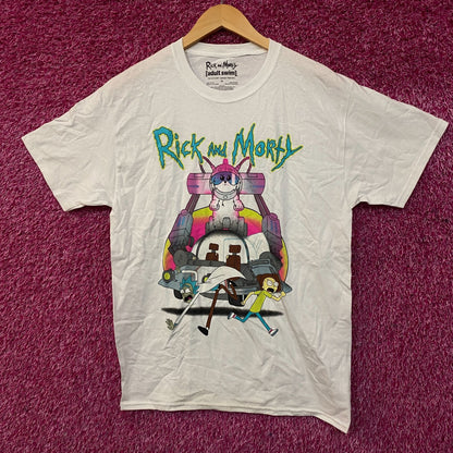 Adult Swim Rick and Morty Lawnmower Dog Snuffles T-Shirt Medium
