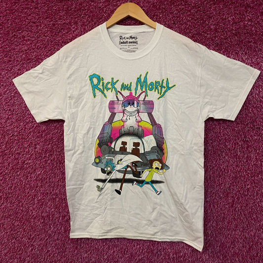 Adult Swim Rick and Morty Lawnmower Dog Snuffles T-Shirt Medium